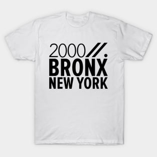 Bronx NY Birth Year Collection - Represent Your Roots 2000 in Style T-Shirt